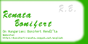 renata bonifert business card